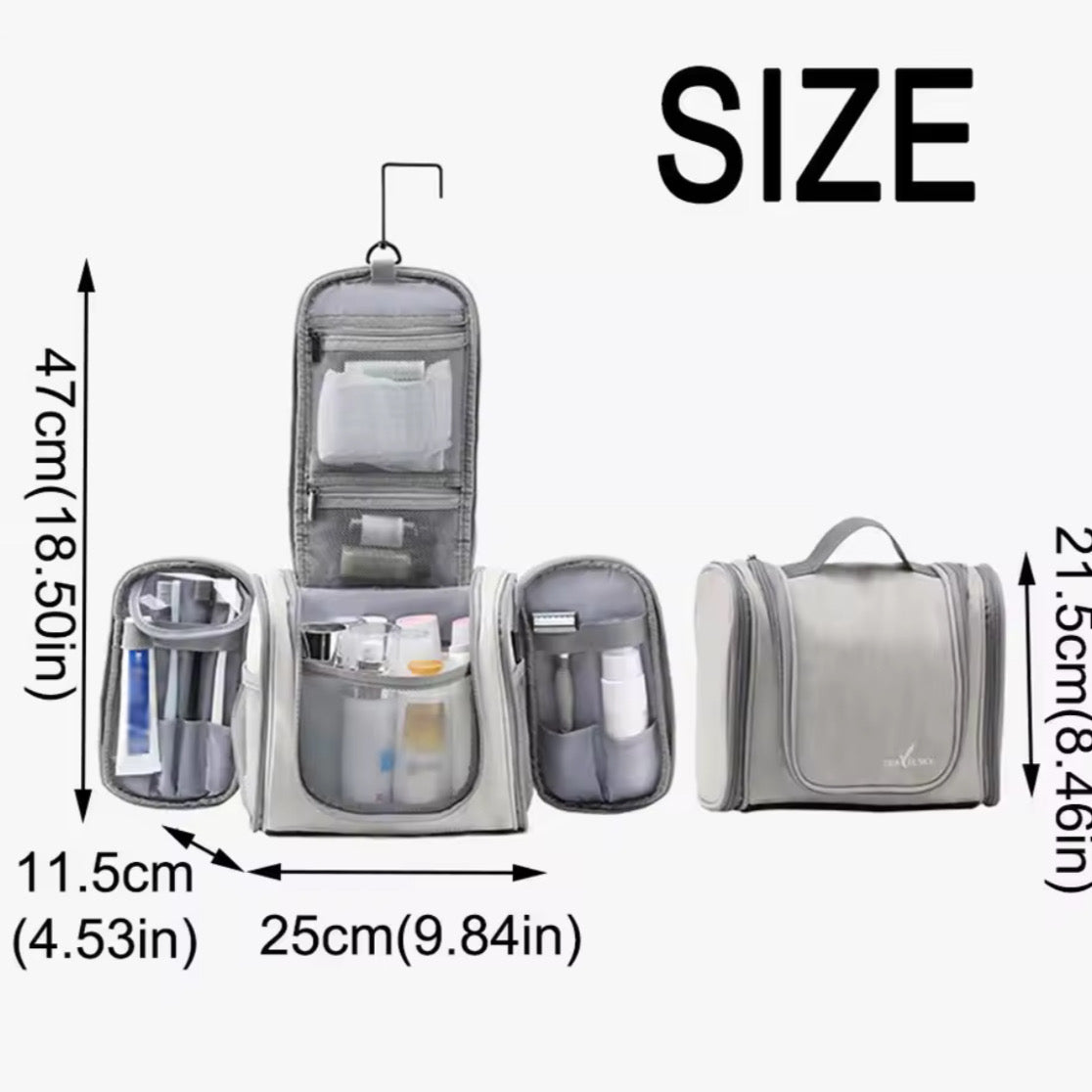 Waterproof Hanging Makeup Bag