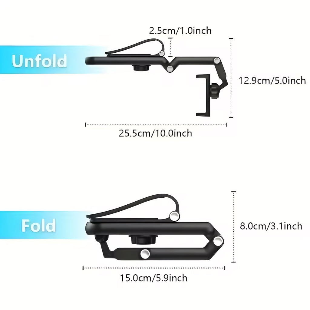 Multi-Functional Sun Visor Phone Holder