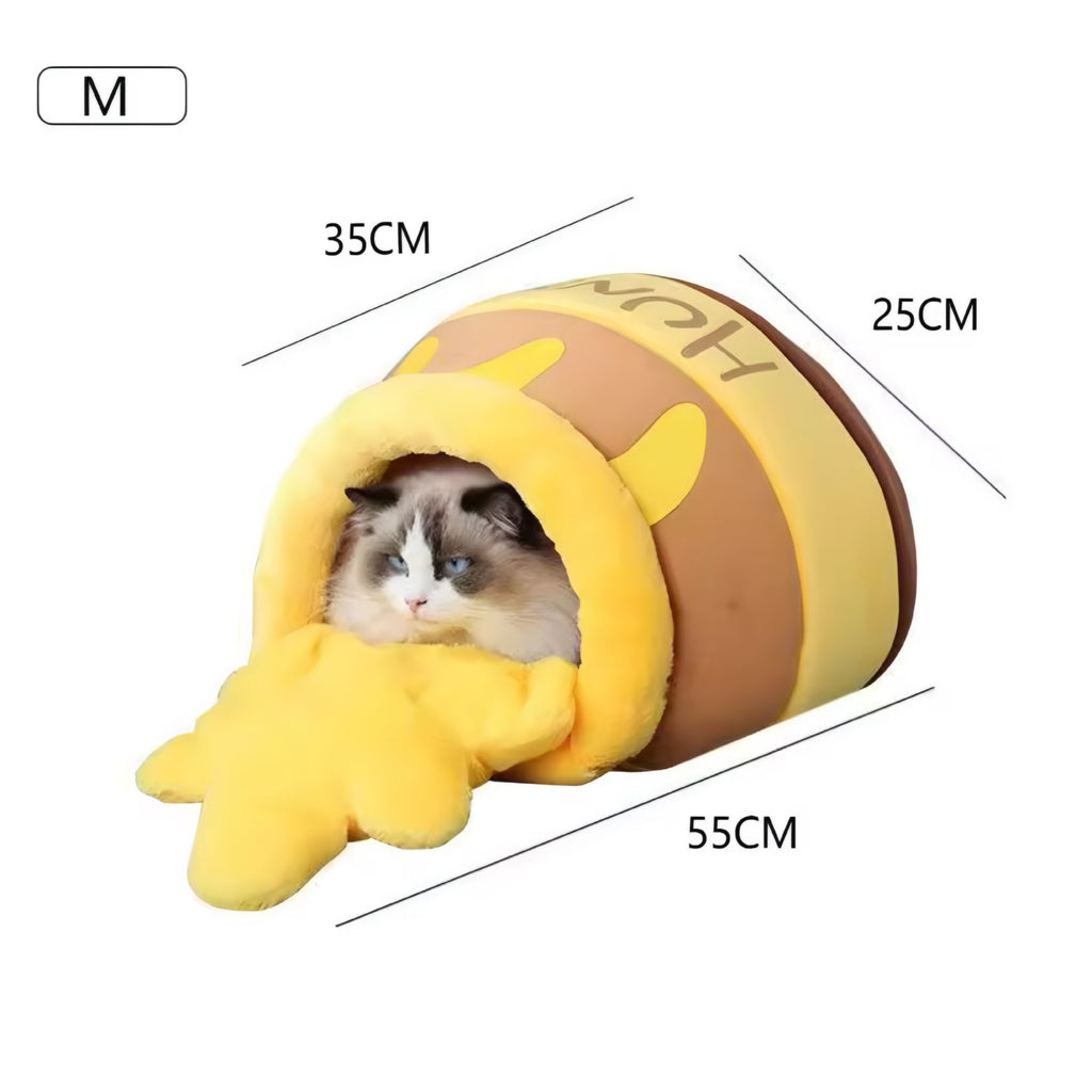 Honey Jar Cat Bed