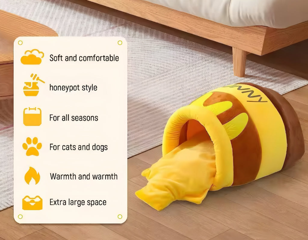 Honey Jar Cat Bed