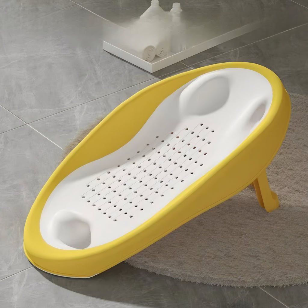 Foldable Baby Bath Seat with Ergonomic Back Support