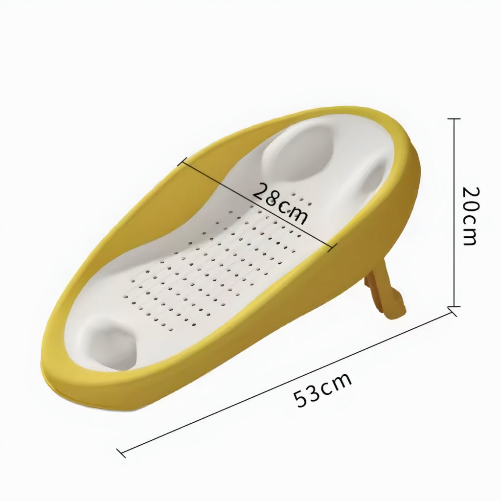 Foldable Baby Bath Seat with Ergonomic Back Support