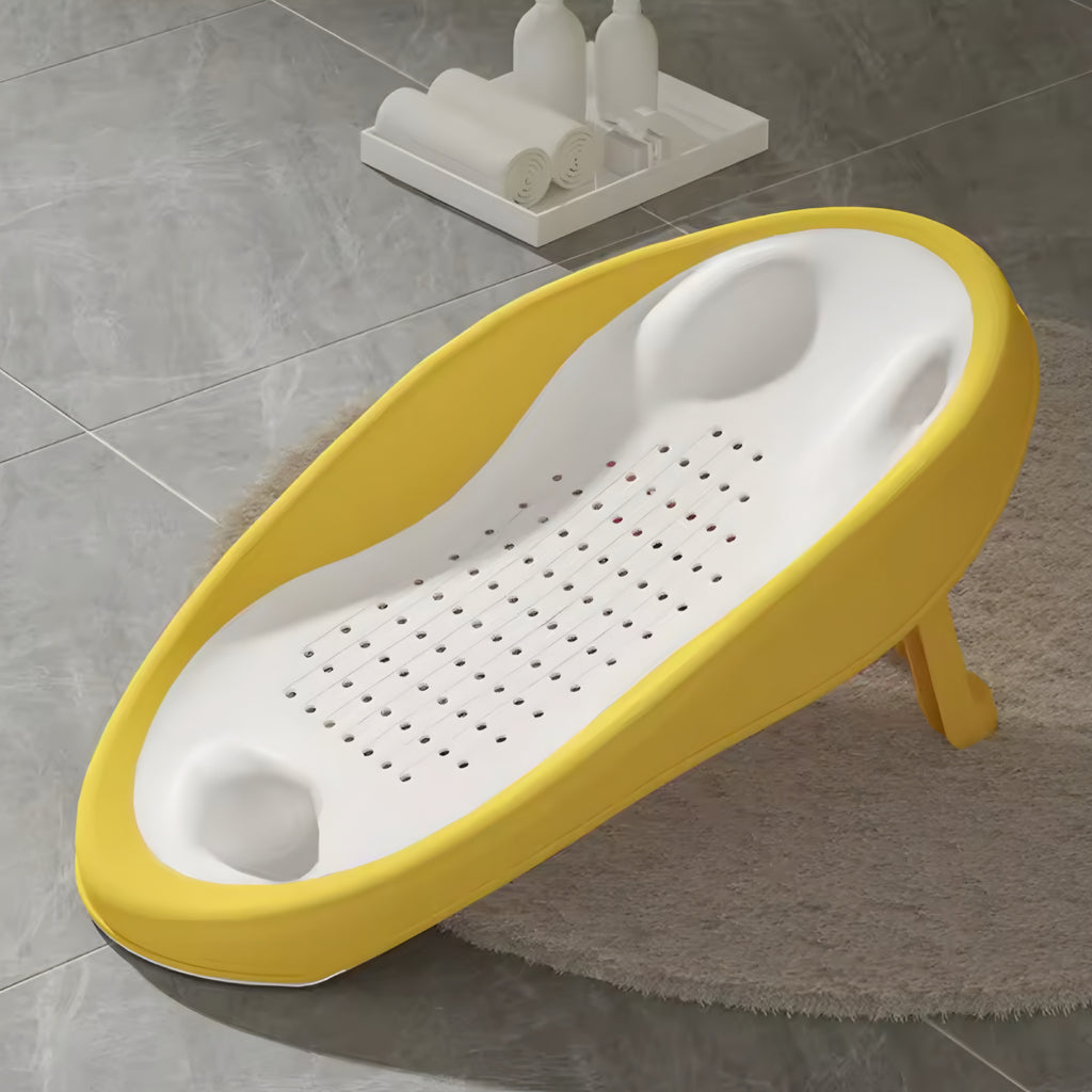 Foldable Baby Bath Seat with Ergonomic Back Support
