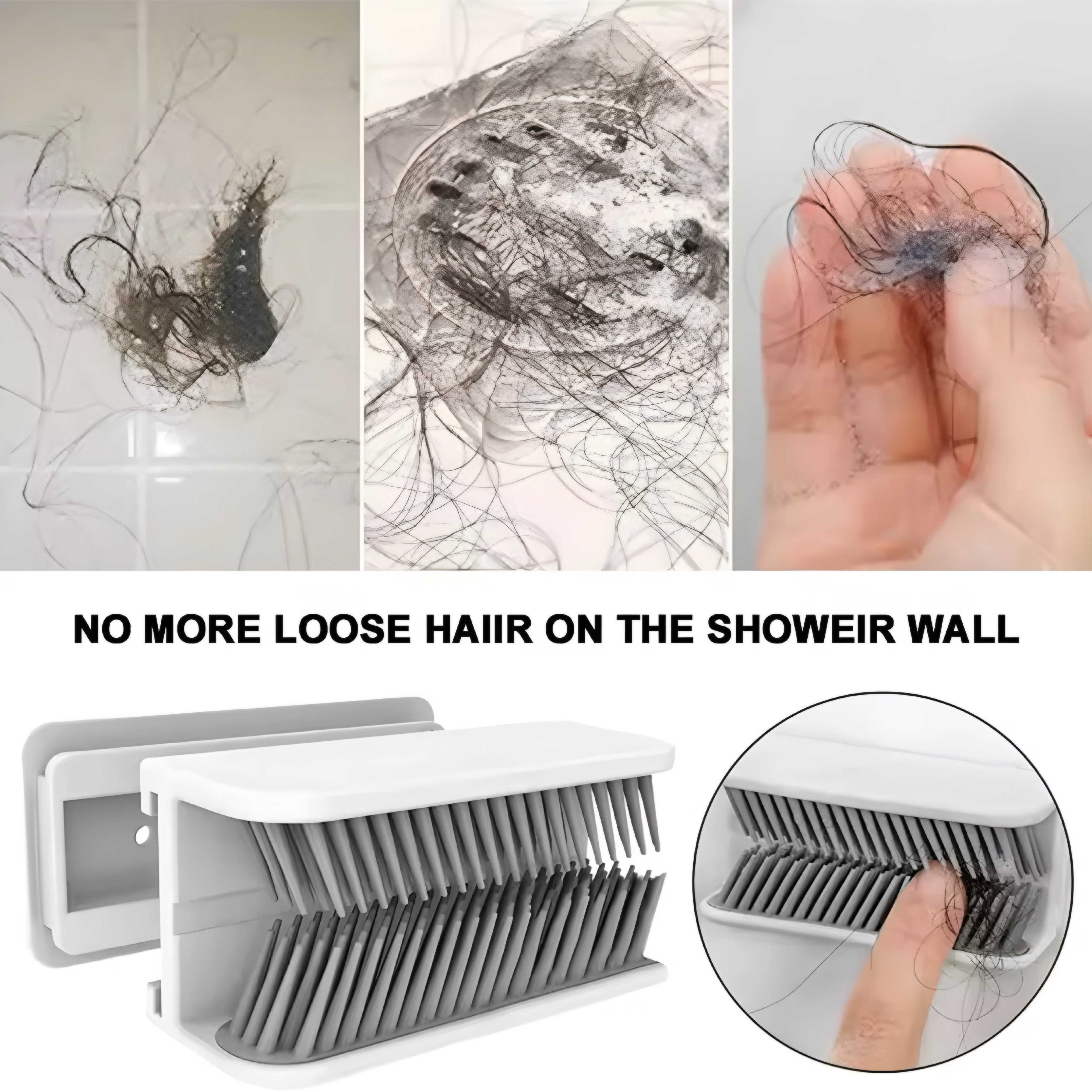 Wall-Mounted Hair Catcher